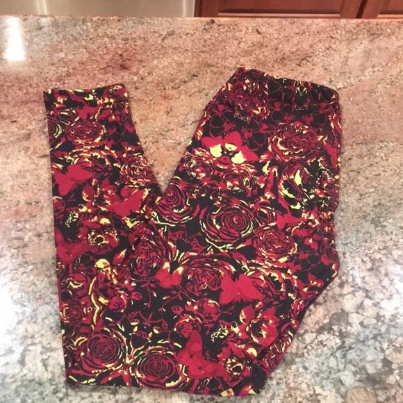 OS NWOT LuLaRoe Leggings A04 2786 - Picture 1 of 3